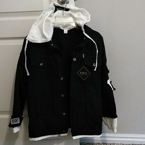 Mens Black Jean Jacket